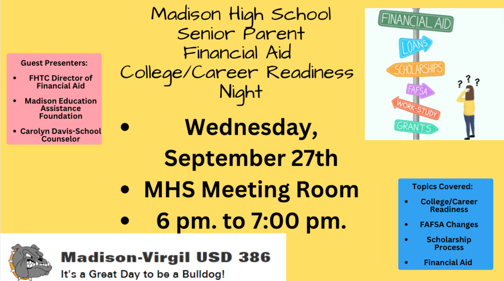 Senior Parent Financial Aid College and Career Readiness Night